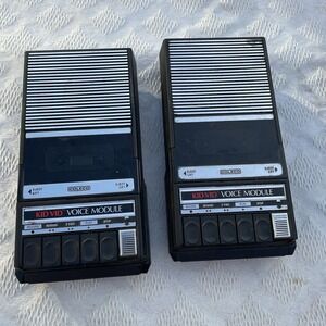 x2 Coleco Video System Kid Vid Voice Module Cassette Player Rare CLEAN